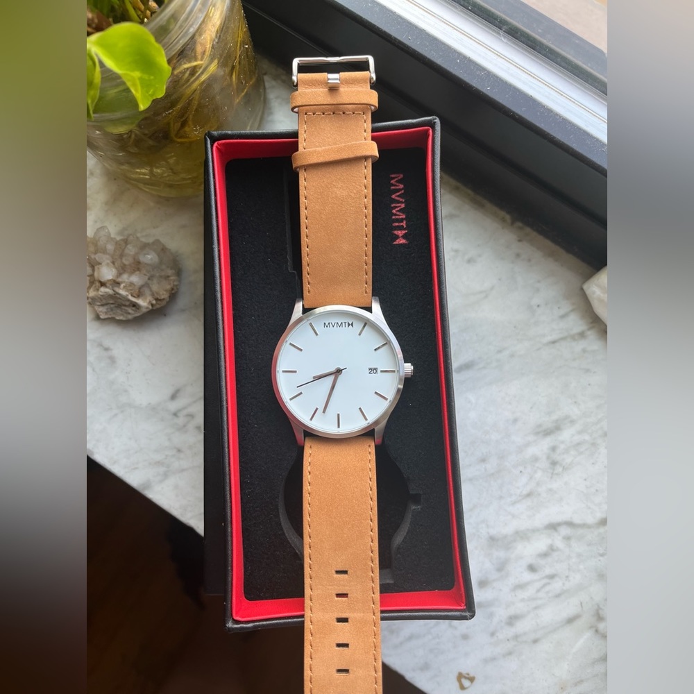 MVMT Mens Watch Leather - Never Worn